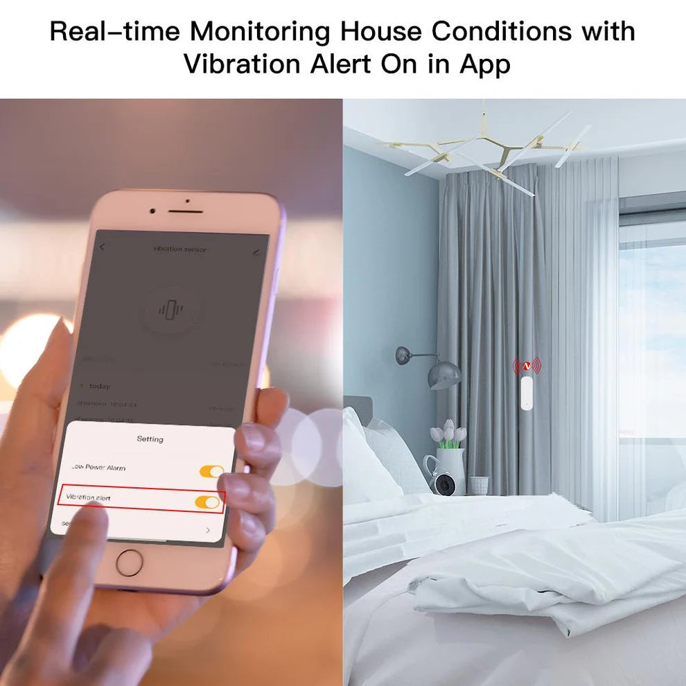 مستشعر الاهتزاز - Zigbee مستشعر الاهتزاز - Zigbee