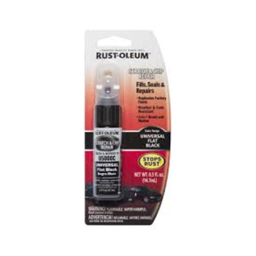 قلم دهان سيارات أسود مطفي 1/2 أونصة للخدوش RUST-OLEUM