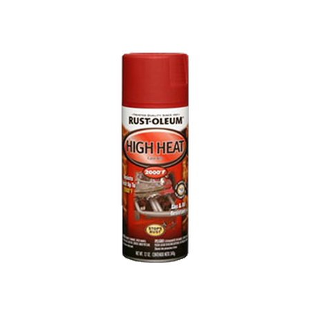 دهان رش حراري أحمر 12 أونصة يتحمل 2000°F RUST-OLEUM