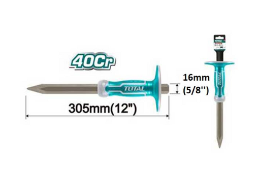 ازميل بوز16 ملم* 30 سم من Total Bashiti Hardware