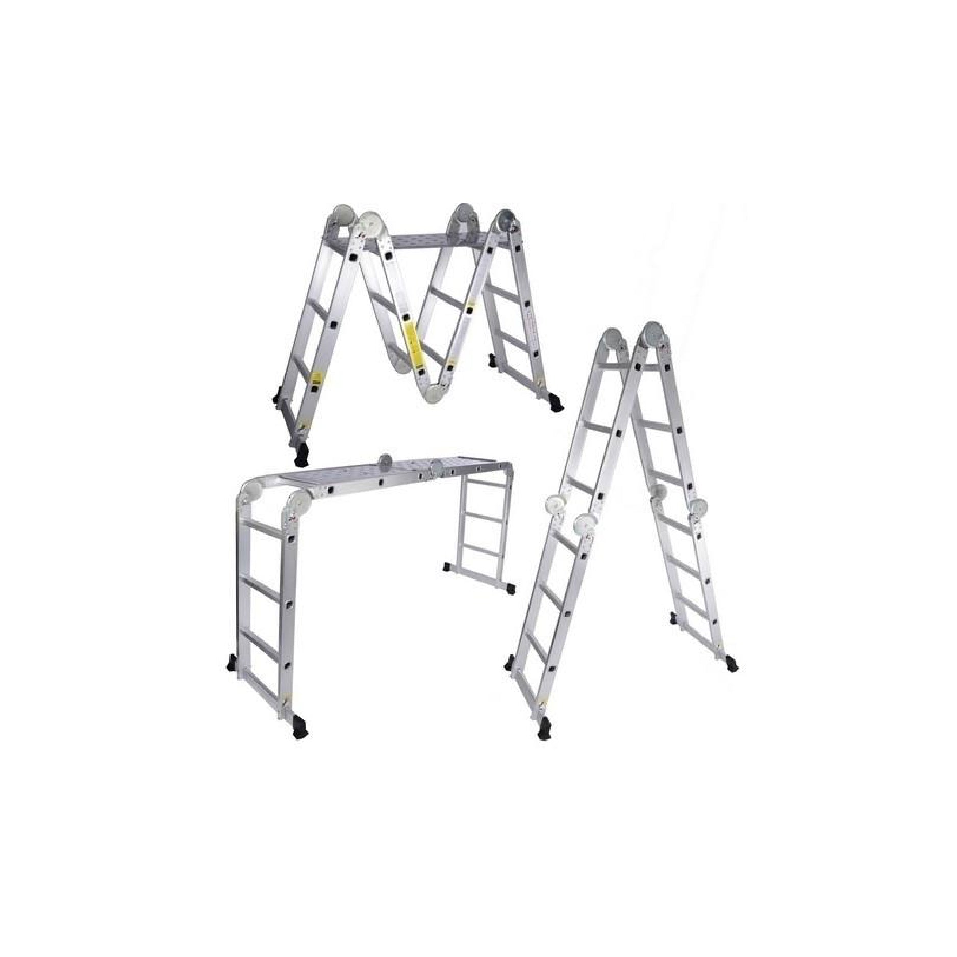 Aluminum folding ladder, 5 steps