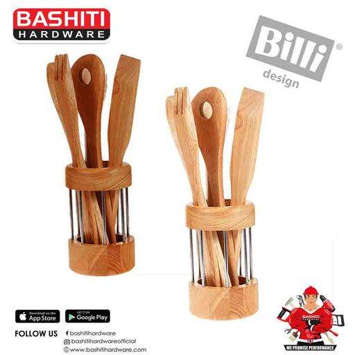 Billi Bamboo Wooden Spoons Bashiti Hardware