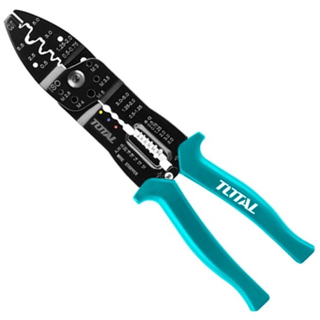 Simplified wire stripping + head crimper 10 Simplified wire stripping + head crimper 10