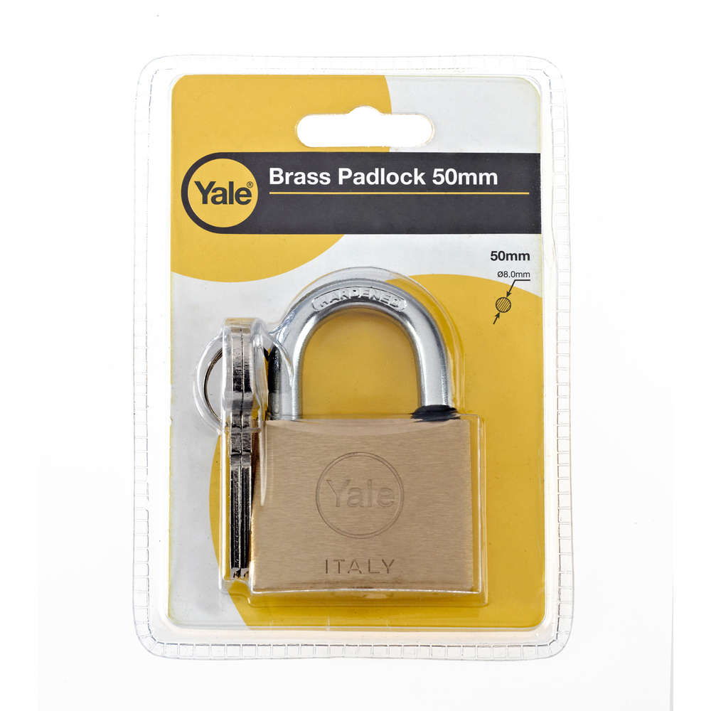50mm Brass Padlock - Yale