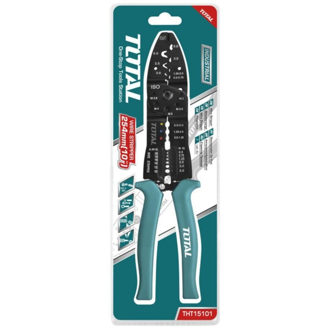 Simplified wire stripping + head crimper 10 Simplified wire stripping + head crimper 10