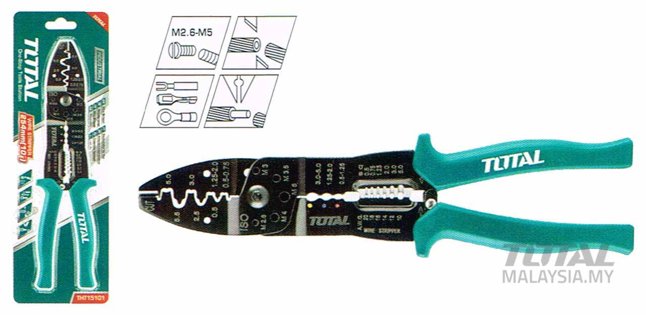 Simplified wire stripping + head crimper 10 Simplified wire stripping + head crimper 10