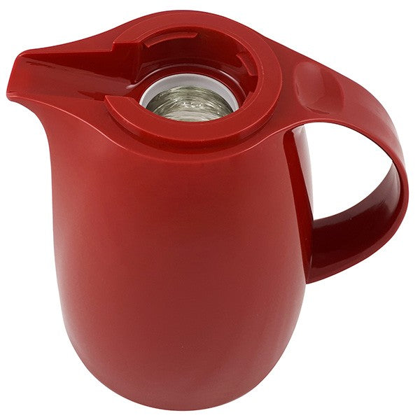Helios Servitherm Thermos 1,0 Litri | Blu Scuro | Caraffa Termica Con Inserti In Vetro | Design Classico | Mantiene Il Calore 5 Anni | Ideale Per Ufficio E Casa