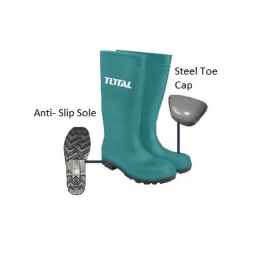 جزمة عمال مع سيفتي قياس 41 من Total Bashiti Hardware