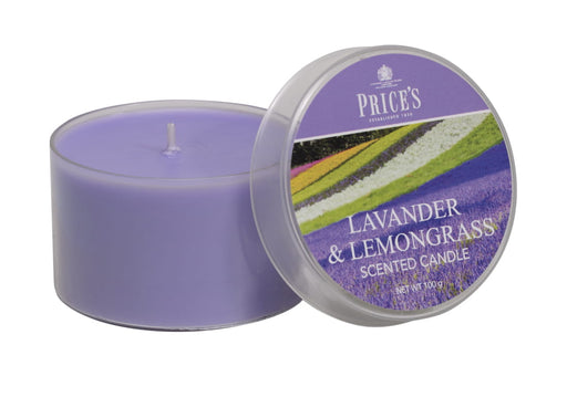 Price's brand Candle Tin - Lavender & Lemongrass