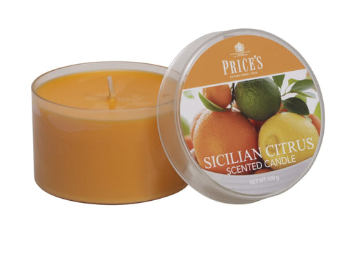 Price's brand Candle Tin - Sicilian Citrus