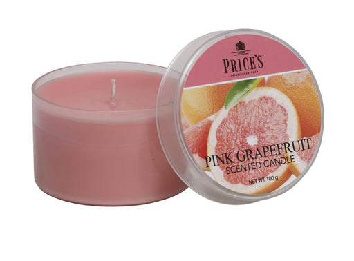Price's brand Candle Tin - Pink Grafruit
