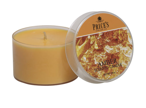 Price's brand Candle Tin - Amber