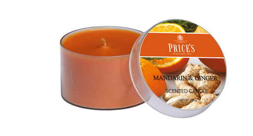 Price's brand Candle Tin - Mandarin & Ginger