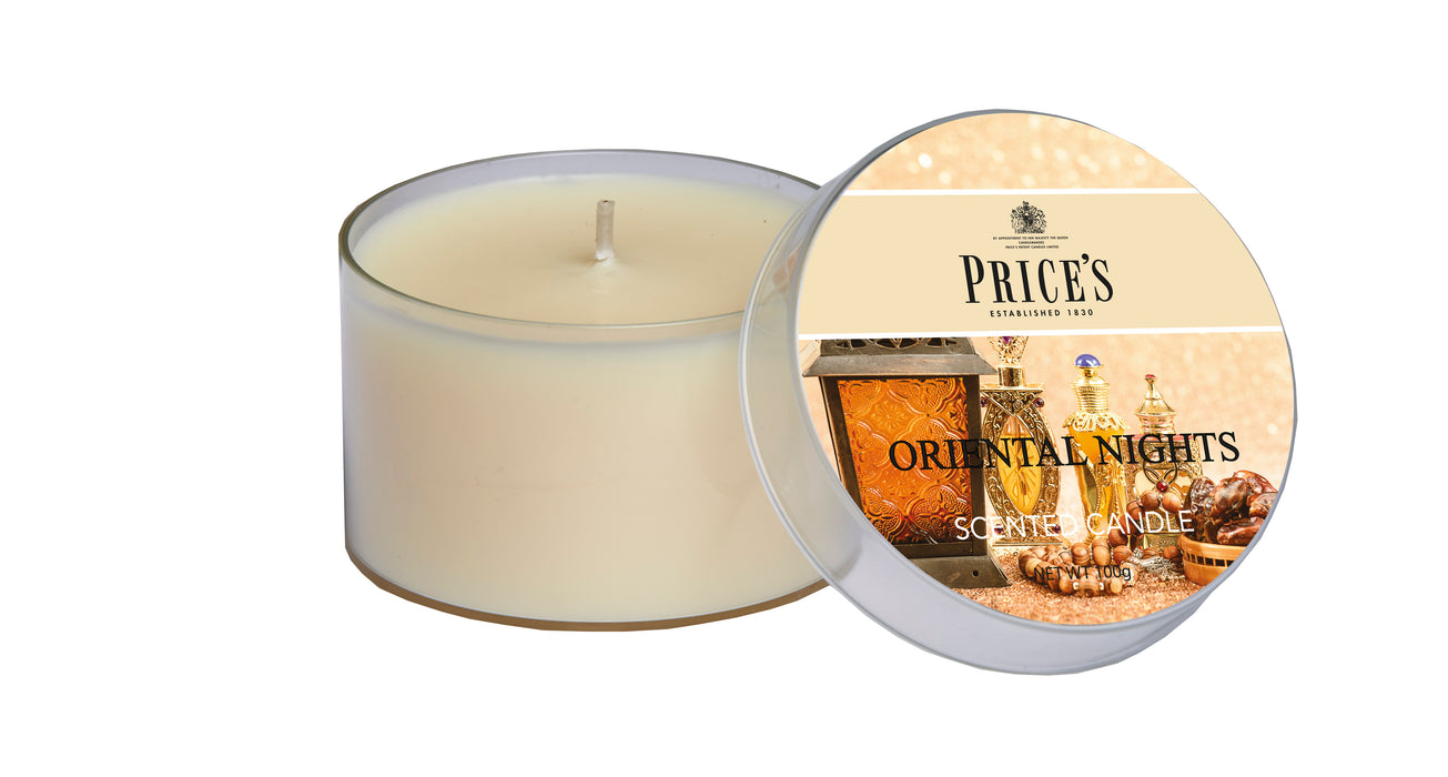 Price's brand Candle Tin - Oriental Nights