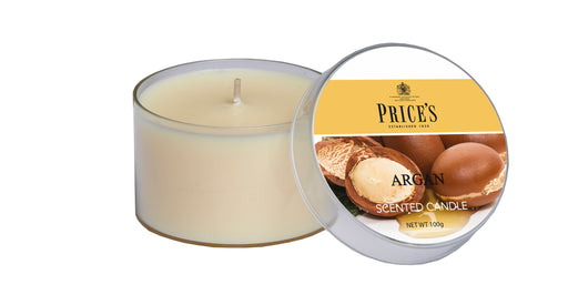 Price's brand Candle Tin - Argan