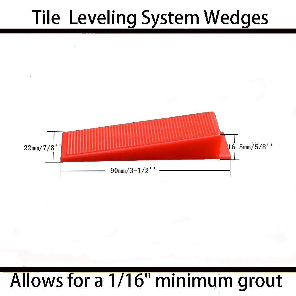 Tile leveling wedge
