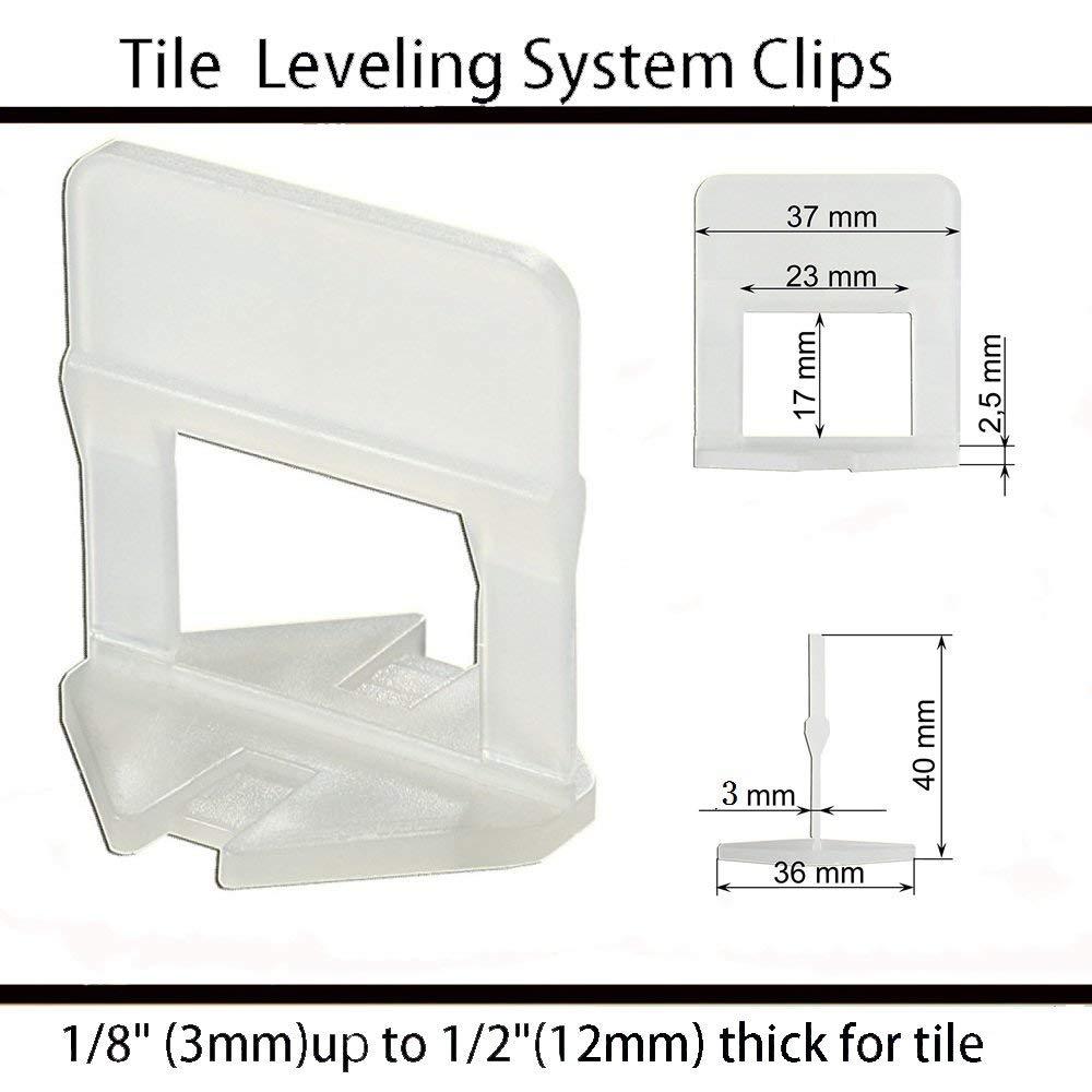 Tile leveling clip
