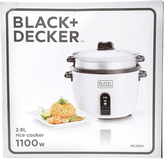 جهاز طبخ الرز 2.8 لتر - بلاك اند ديكر
