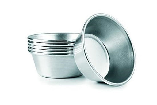 Ibili brand 6-Piece Aluminum 7cm Mold Set - Silver
