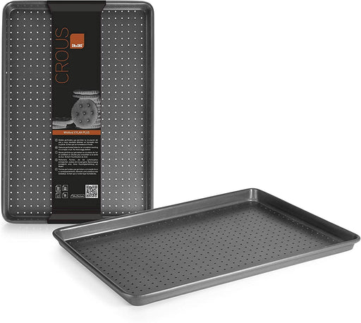 Ibili brand Crous 39x27 cm Round Perforated Cookie Sheet