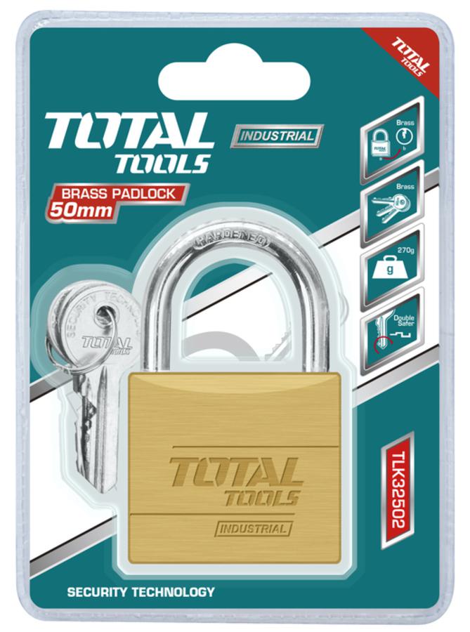 Brass padlock 50 mm Total - Total