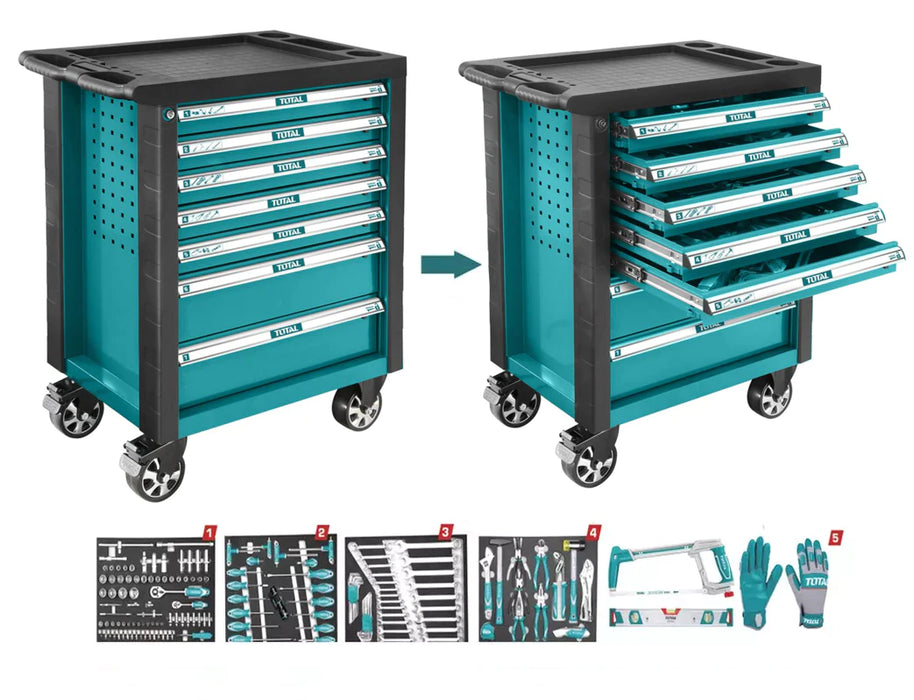 وحدة ادراج تحتوي 162 قطعه من توتال Bashiti Hardware