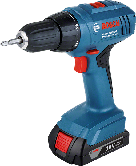Shop for a Bosch charging drill, 10 mm, lithium, 18 volt, at the