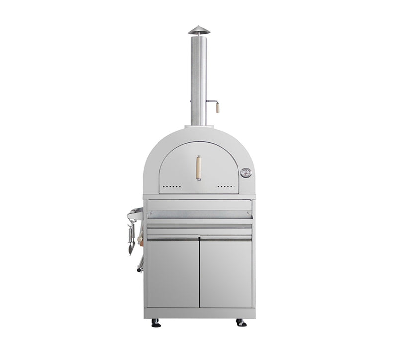 stainless steel Charcoal wood pizza oven Bashiti Hardware
