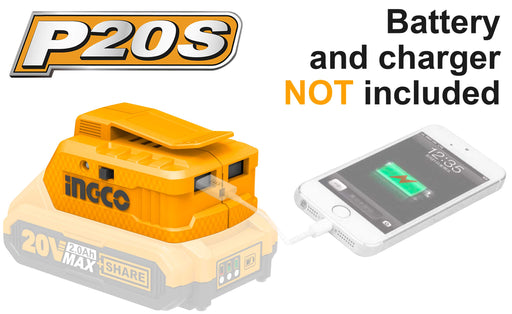شاحن USB ليثيوم 20 فولت - انكو bashiti central