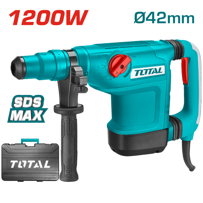 Total rotary hammer 1200 watts 42 mm SDS max from Total 