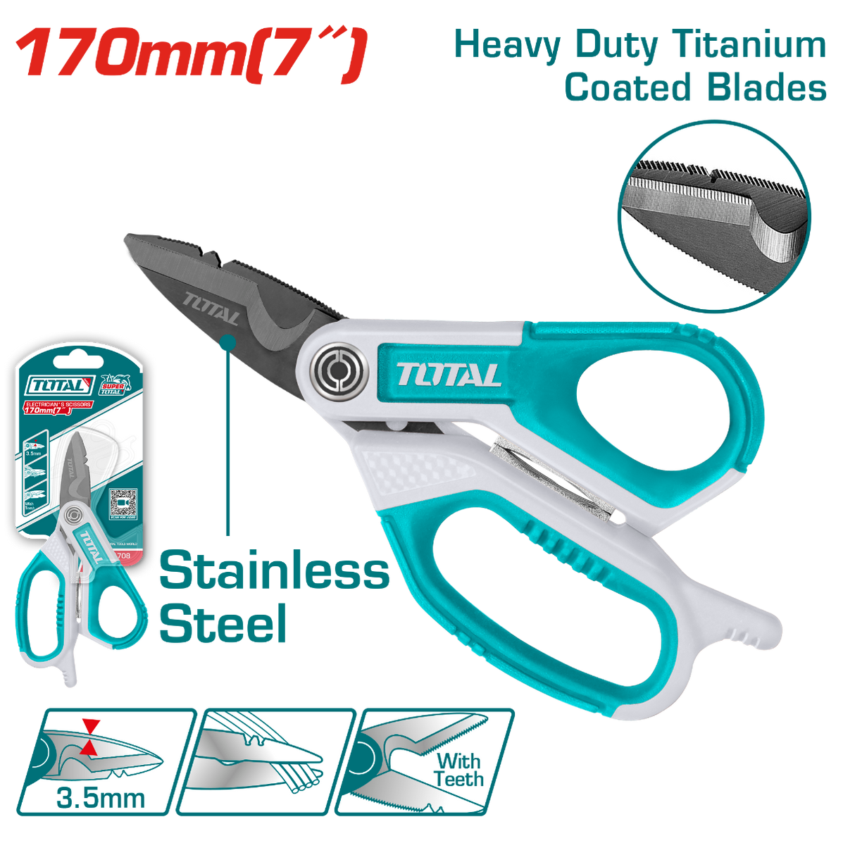 Electrical wire clippers from TOTAL — جعفر شوب