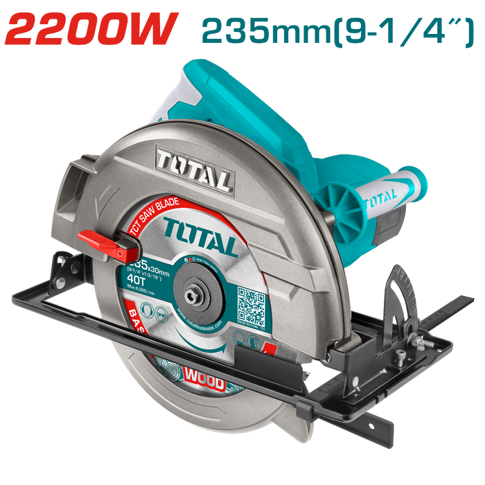 Total 2200W 235mm circular saw 